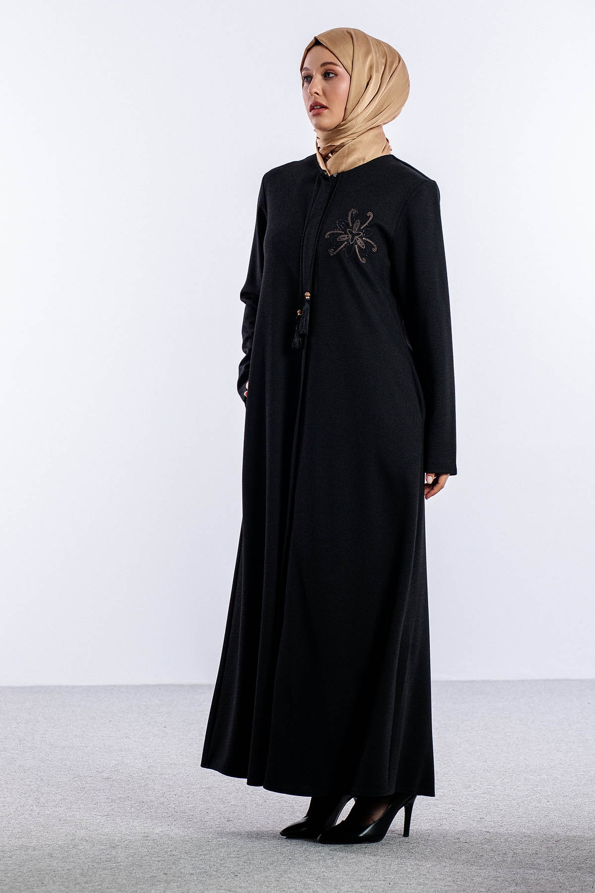 972 Ferace Aylin Luna 46-56 - Siyah - 2