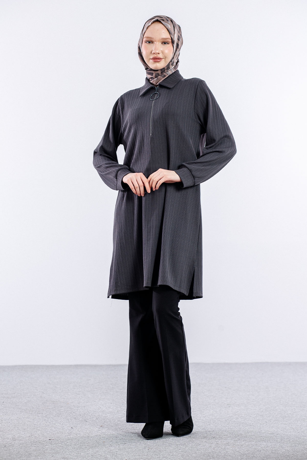 9740 Tunik 2-3-4-5 - K_gri - 1