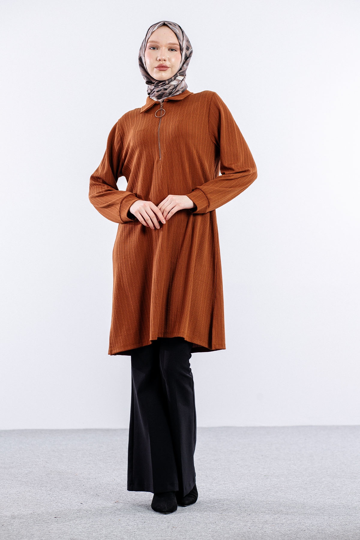 9740 Tunik 2-3-4-5 - Taba - 1