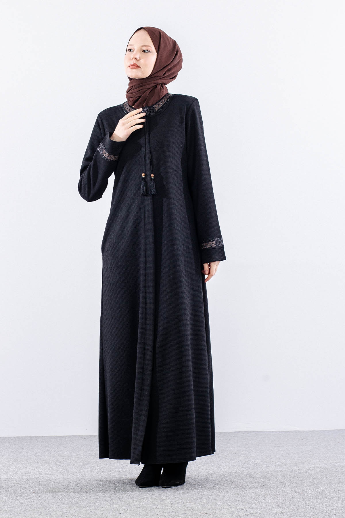 987 Ferace 44-54 Gönül Luna Kis - Siyah - 2