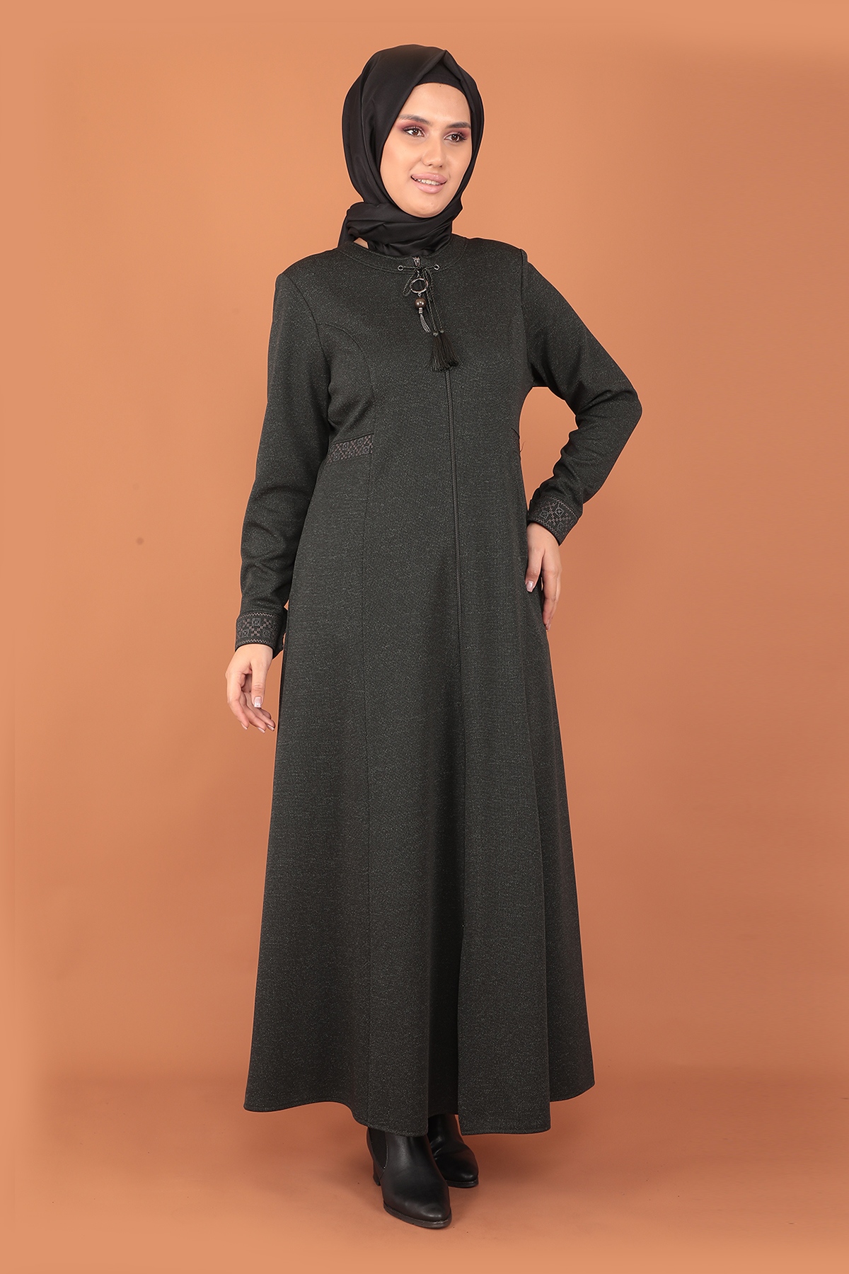 993 Sevda Okyanus Ferace 44-54 - Haki - 3