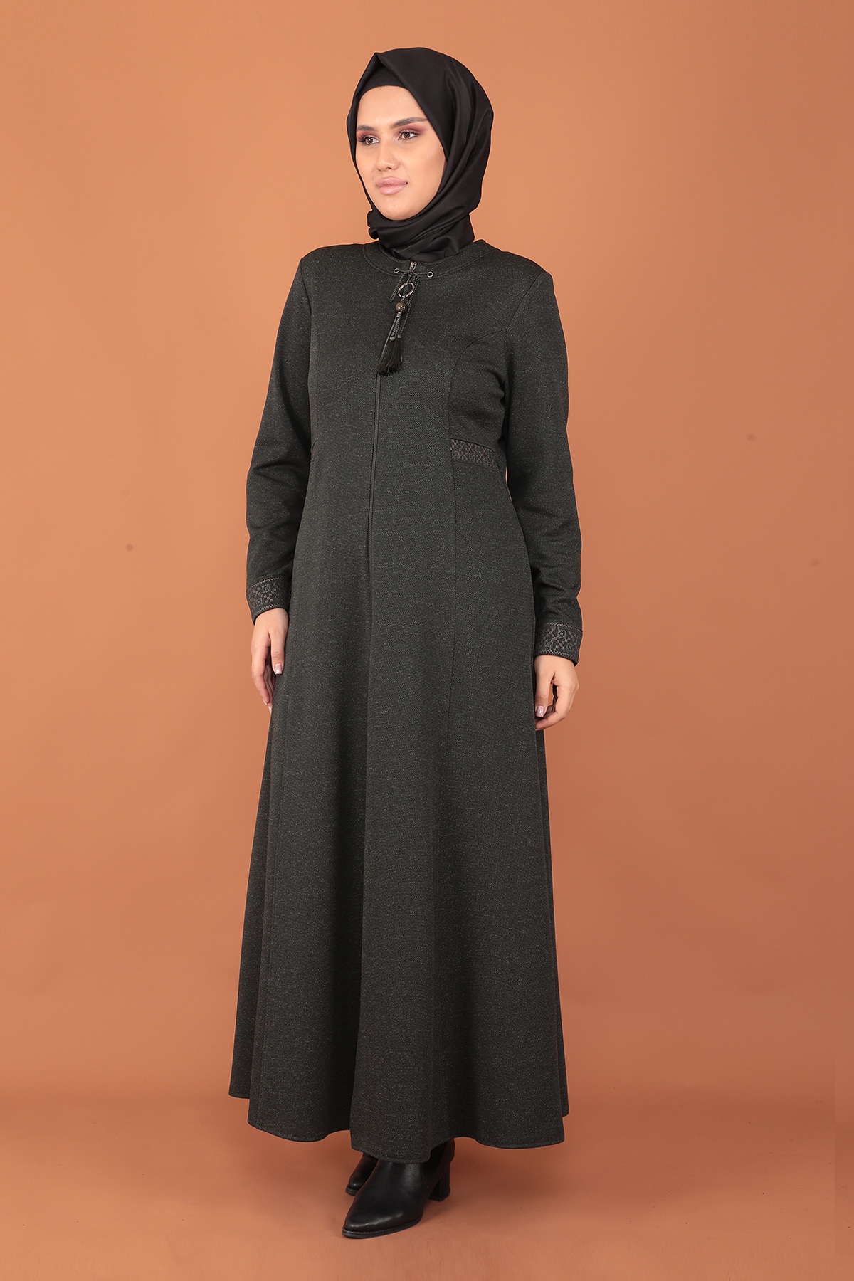 993 Sevda Okyanus Ferace 44-54 - Haki - 4