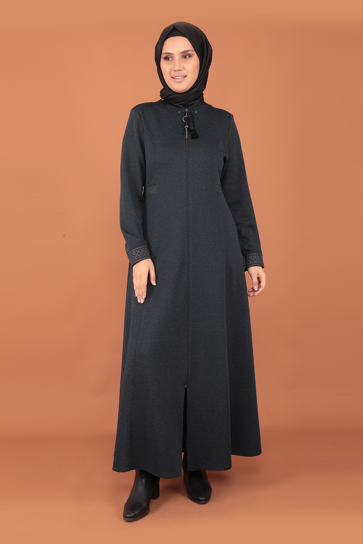 993 Sevda Okyanus Ferace 44-54 - Lacivert - 1