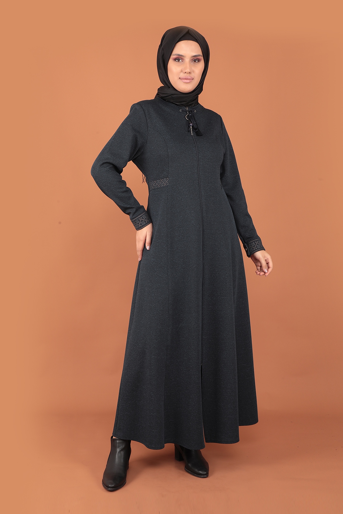 993 Sevda Okyanus Ferace 44-54 - Lacivert - 2