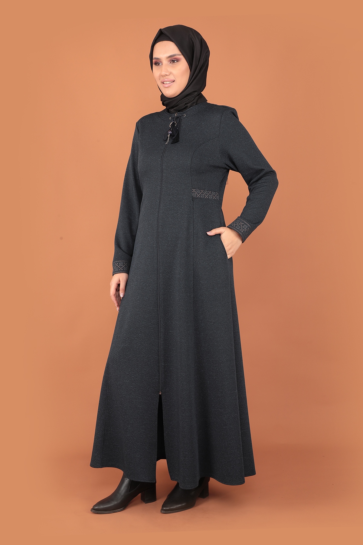 993 Sevda Okyanus Ferace 44-54 - Lacivert - 3