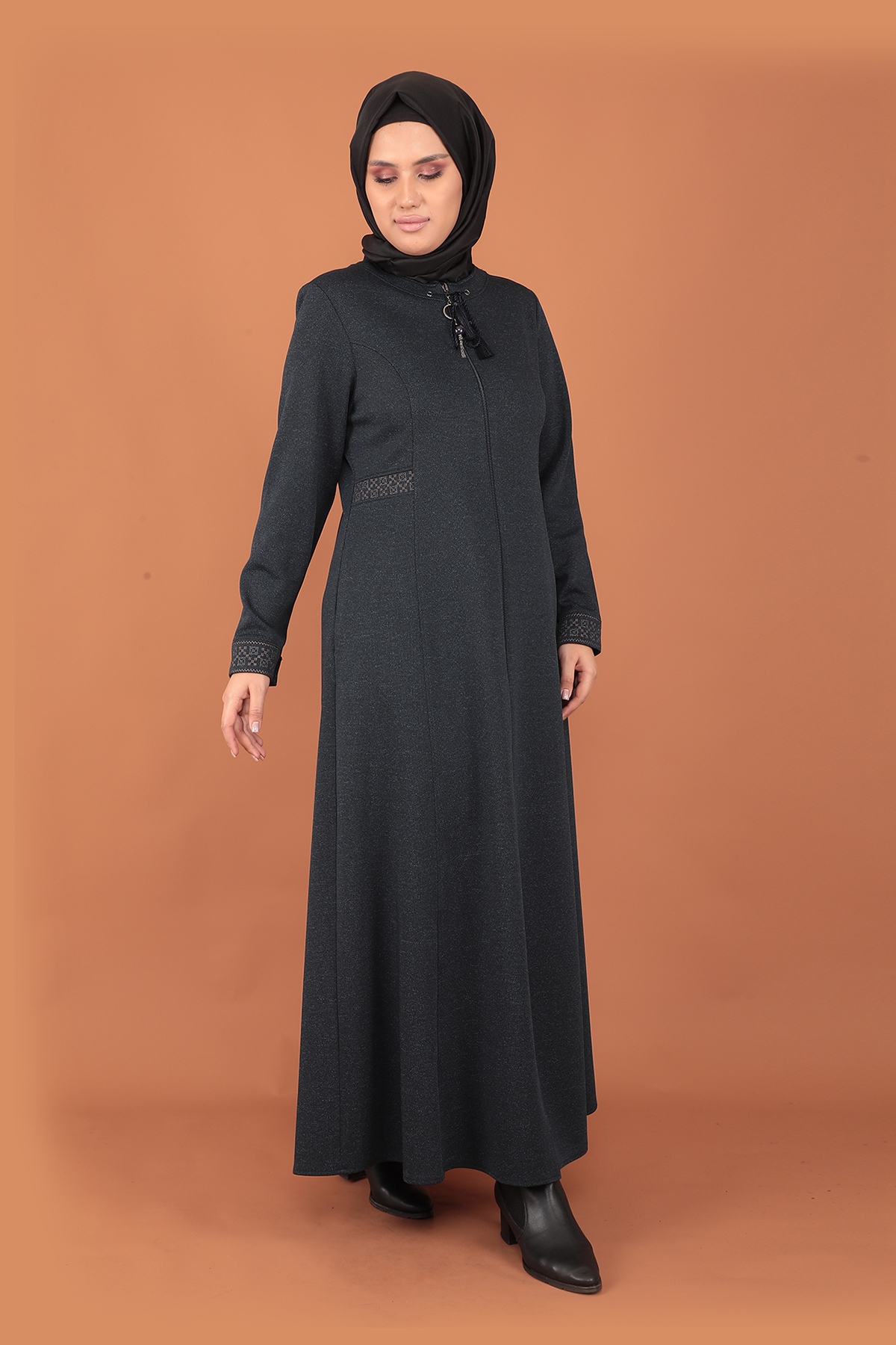 993 Sevda Okyanus Ferace 44-54 - Lacivert - 4