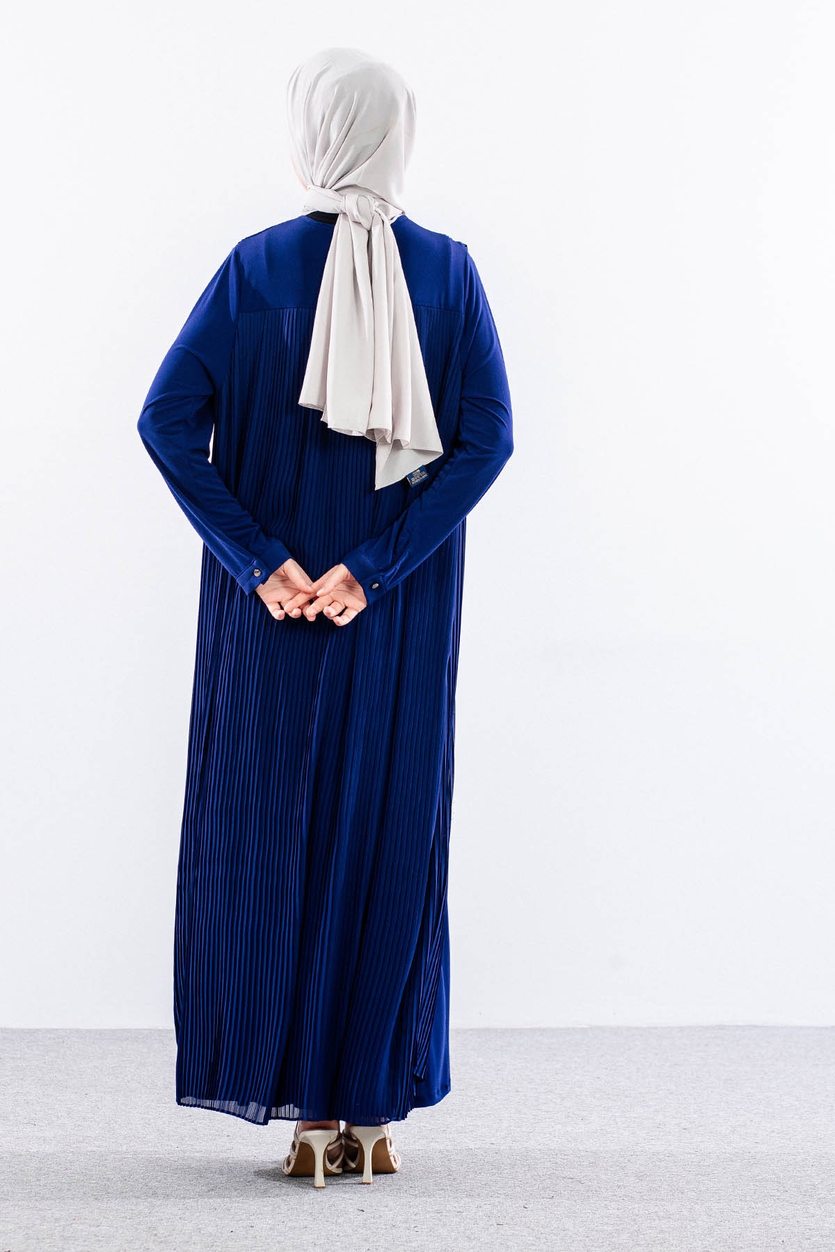 9944 Elbise 4-5-6-7 Pliseli - Sax - 4