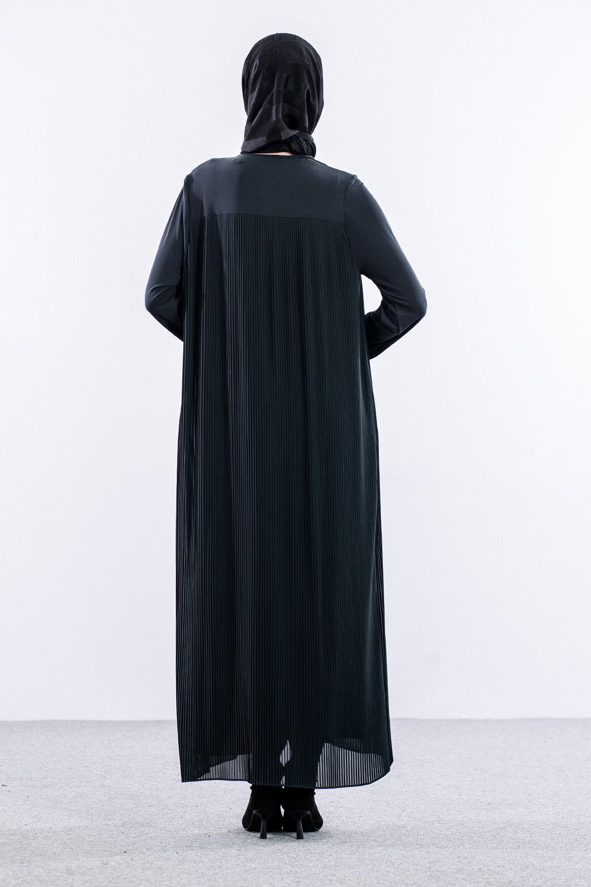 9944 şik Elbise 4-5-6-7 - Haki - 5