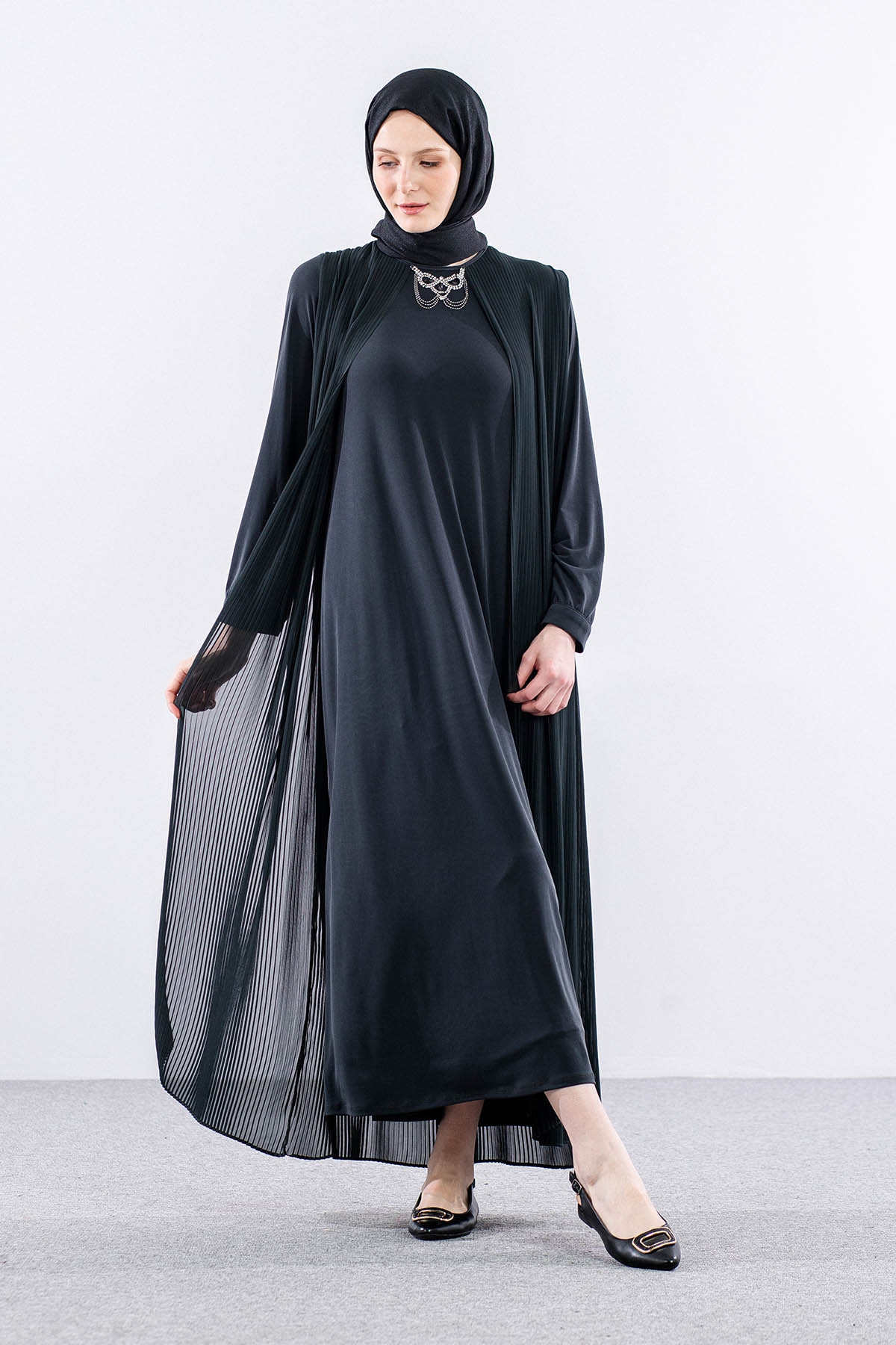 9944 şik Elbise 4-7 - Haki - 1