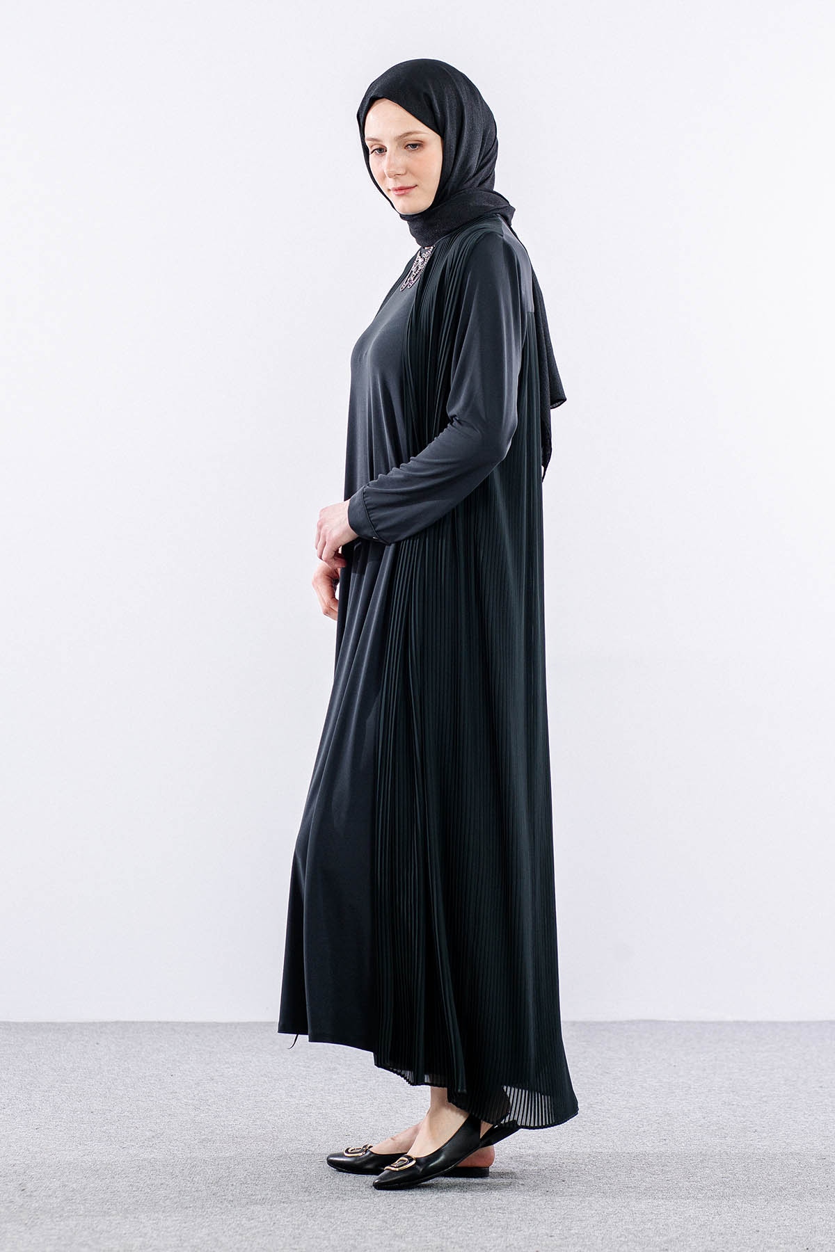 9944 şik Elbise 4-7 - Haki - 3