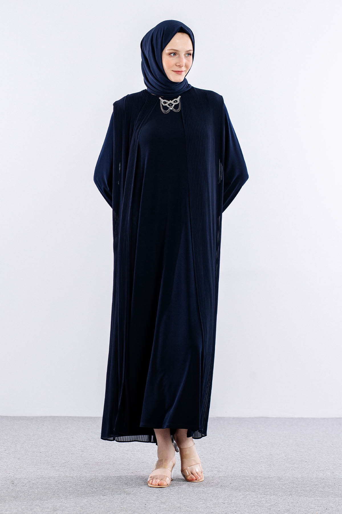 9944 şik Elbise 4-7 - Lacivert - 2