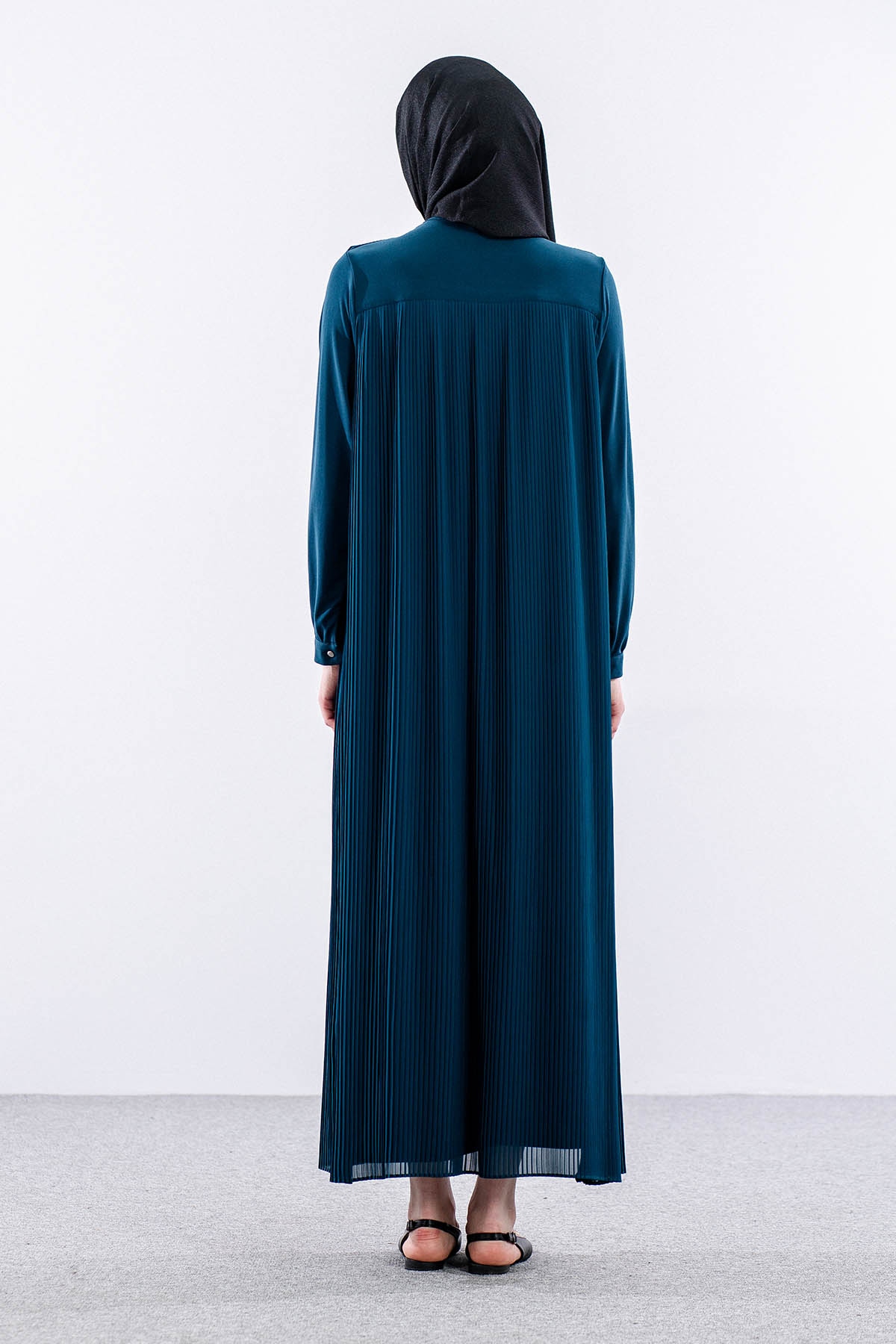 9944 şik Elbise 4-7 - Petrol - 5