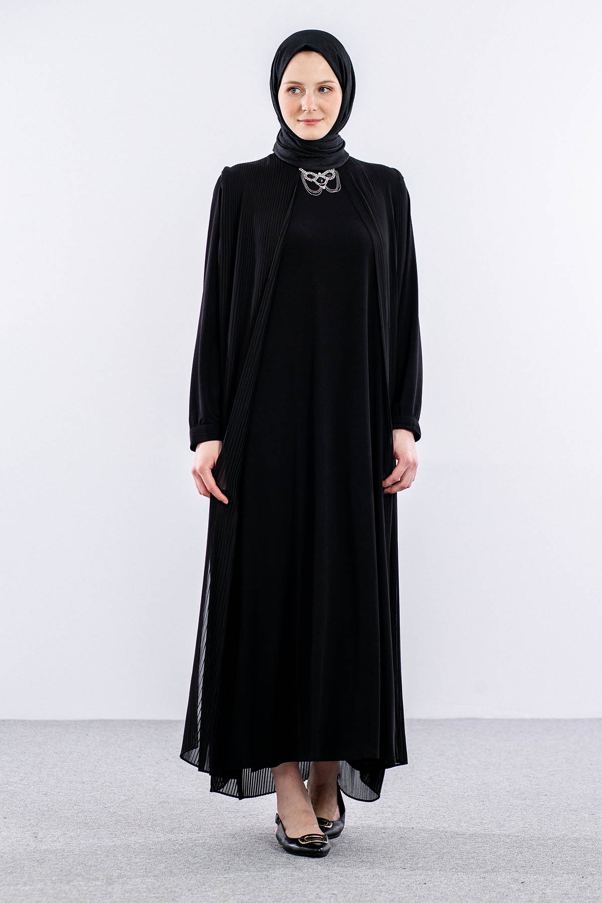 9944 şik Elbise 4-7 - Siyah - 1