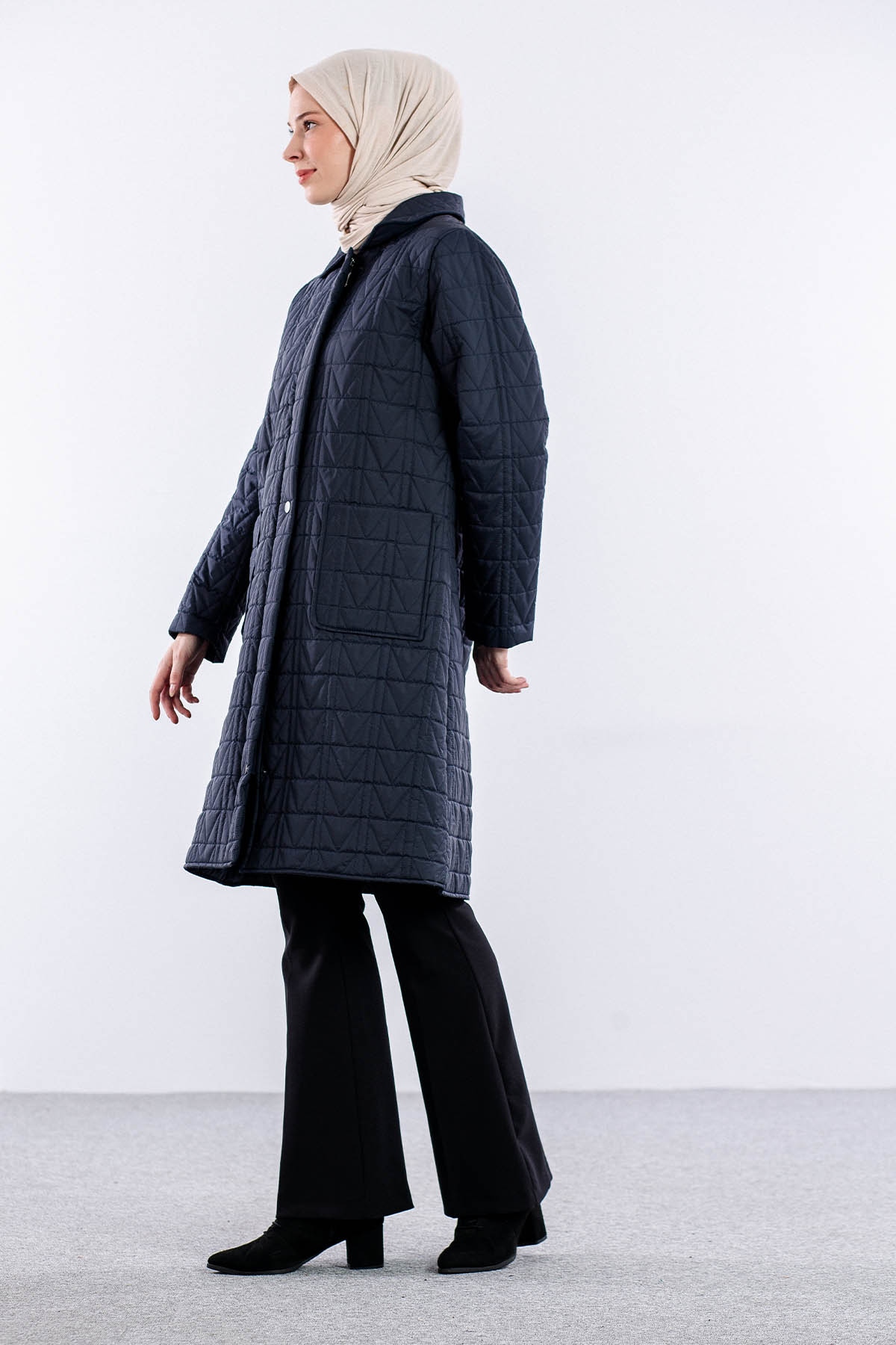 9951 Kapitone Kaban 46-52 - Lacivert - 3