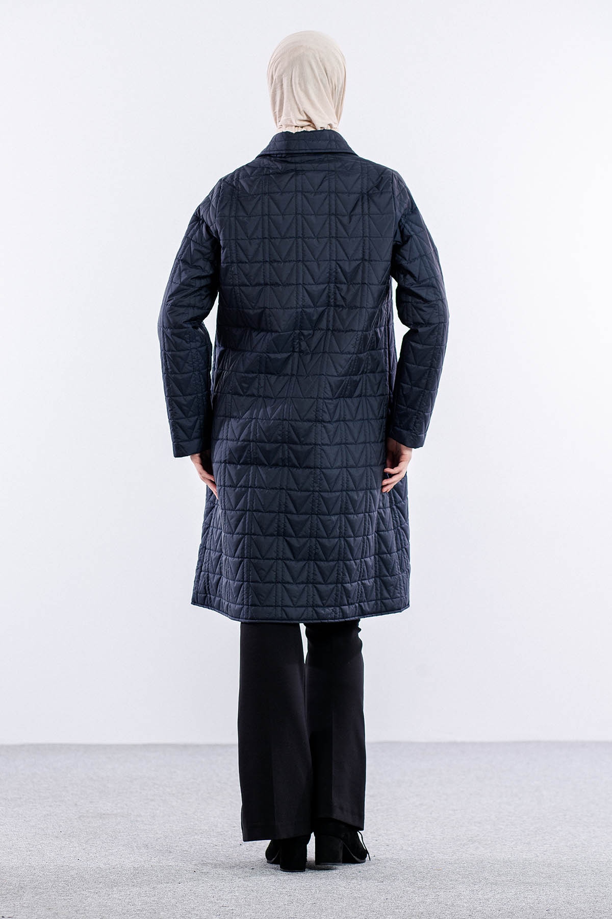 9951 Kapitone Kaban 46-52 - Lacivert - 5