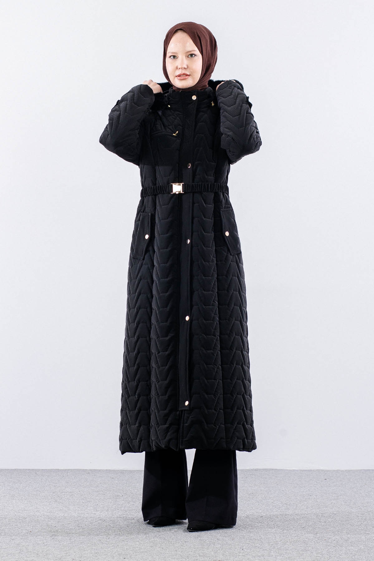 A-3171 Tamboy Kapitone Kaban 40-50 - Siyah - 3