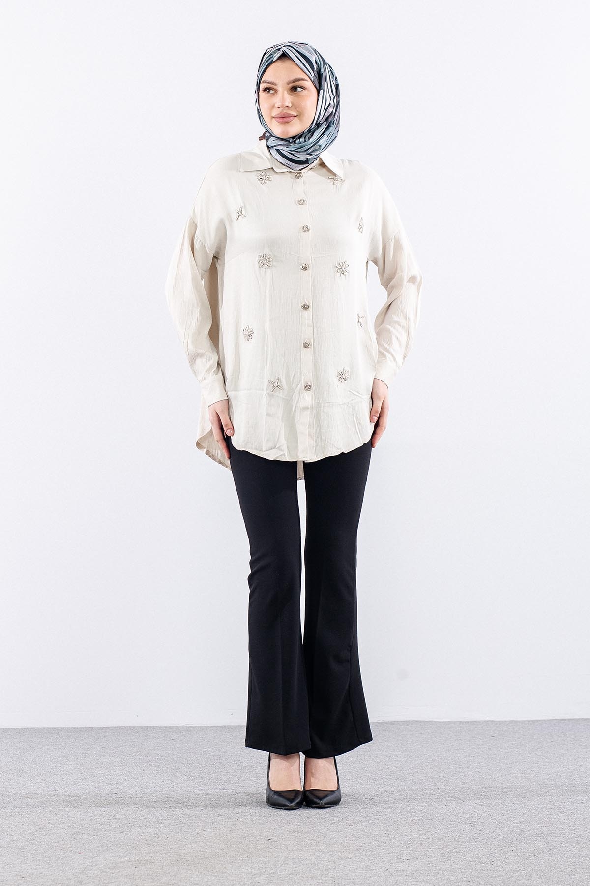 A4810 Tunik 1-1-2-2 Tasli - Tas - 1