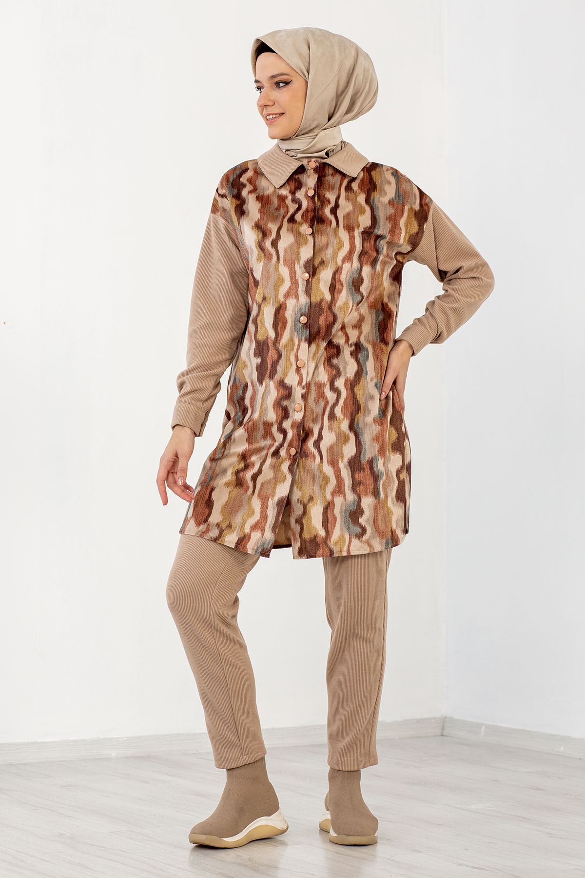 A7605 Takim 38-44 - Hardal - 3