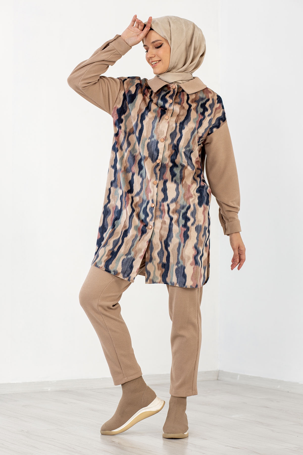 A7605 Takim 38-44 - Indigo - 2