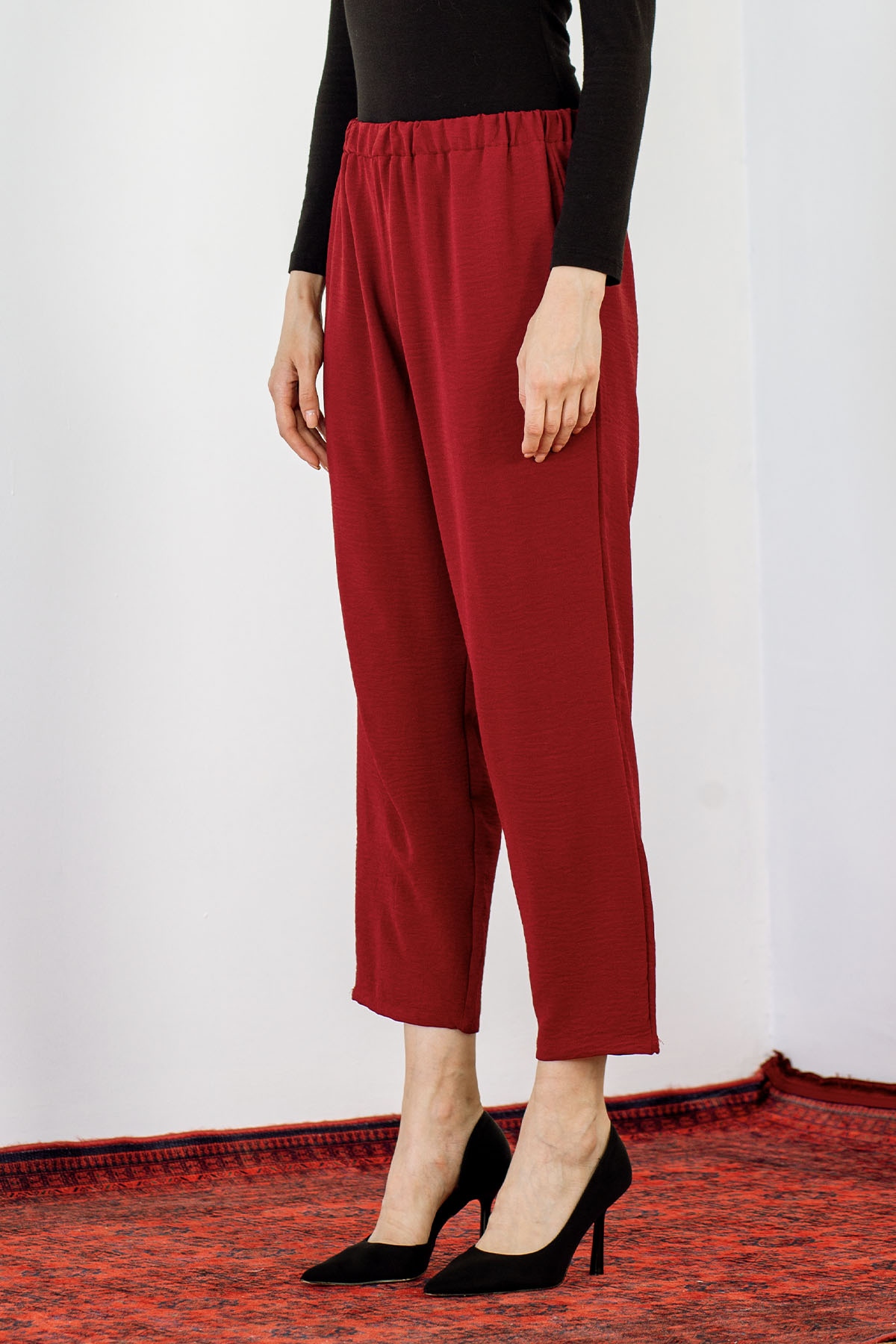 Ayrobin Pantolon 40-48 - Bordo - 2