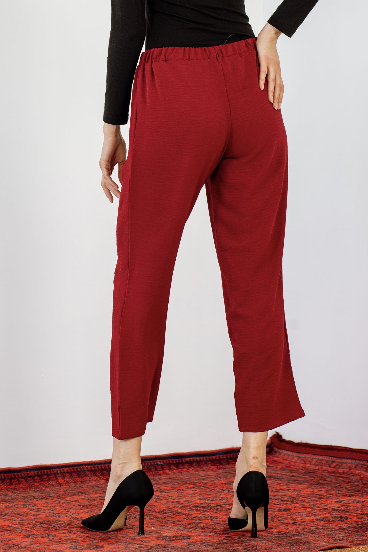 Ayrobin Pantolon 40-48 - Bordo - 3