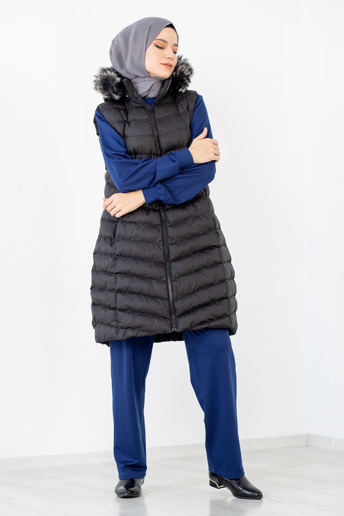 Büyük B.şişme Yelek 46-56 - Siyah - 3