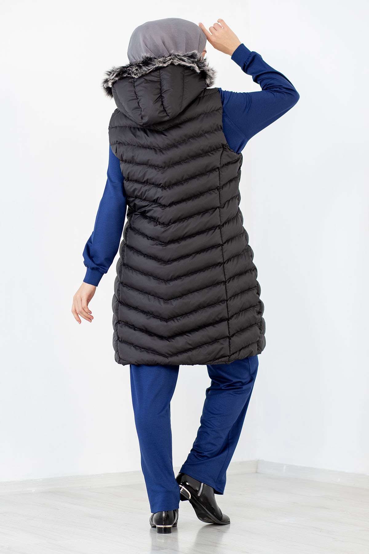 Büyük B.şişme Yelek 46-56 - Siyah - 4