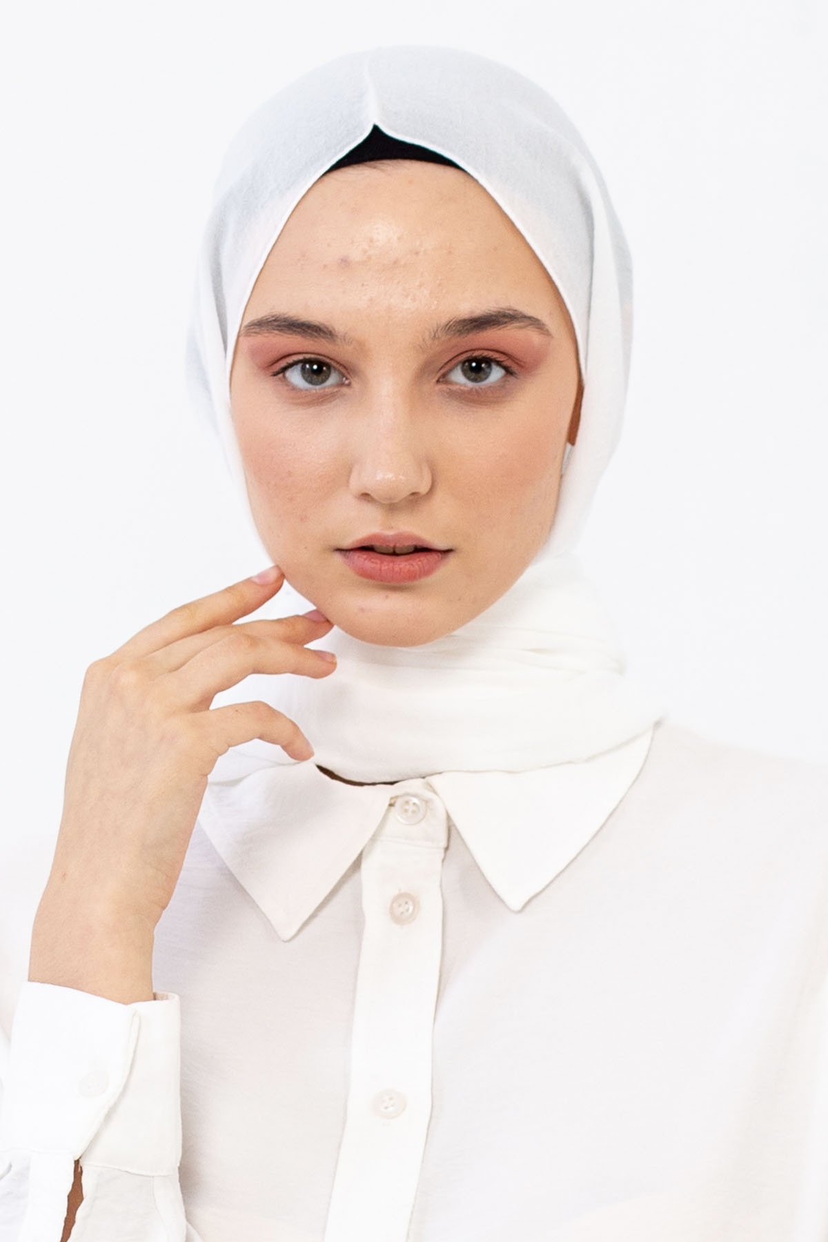 Cazz şal Bulut - Ekru - 2