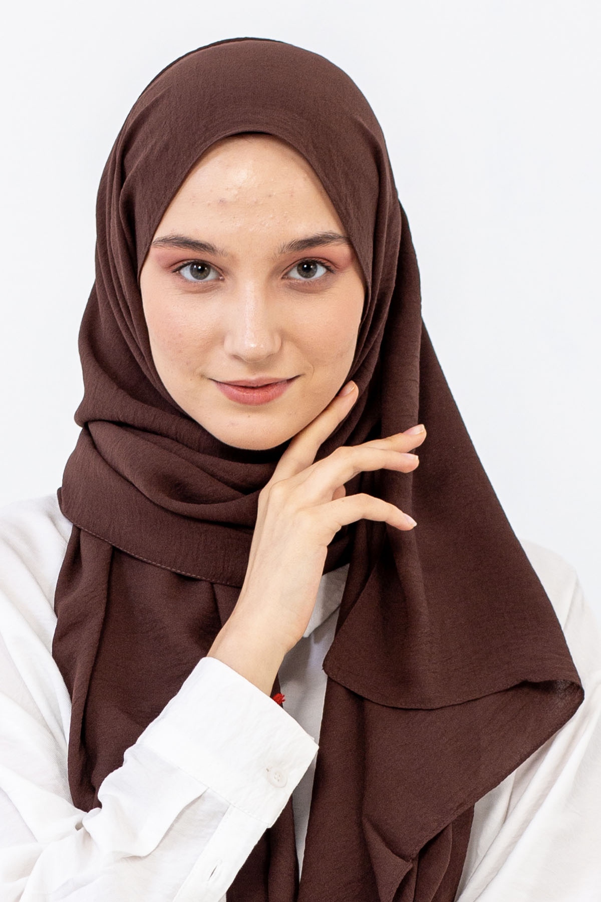 Cazz şal Bulut - Kahve - 1