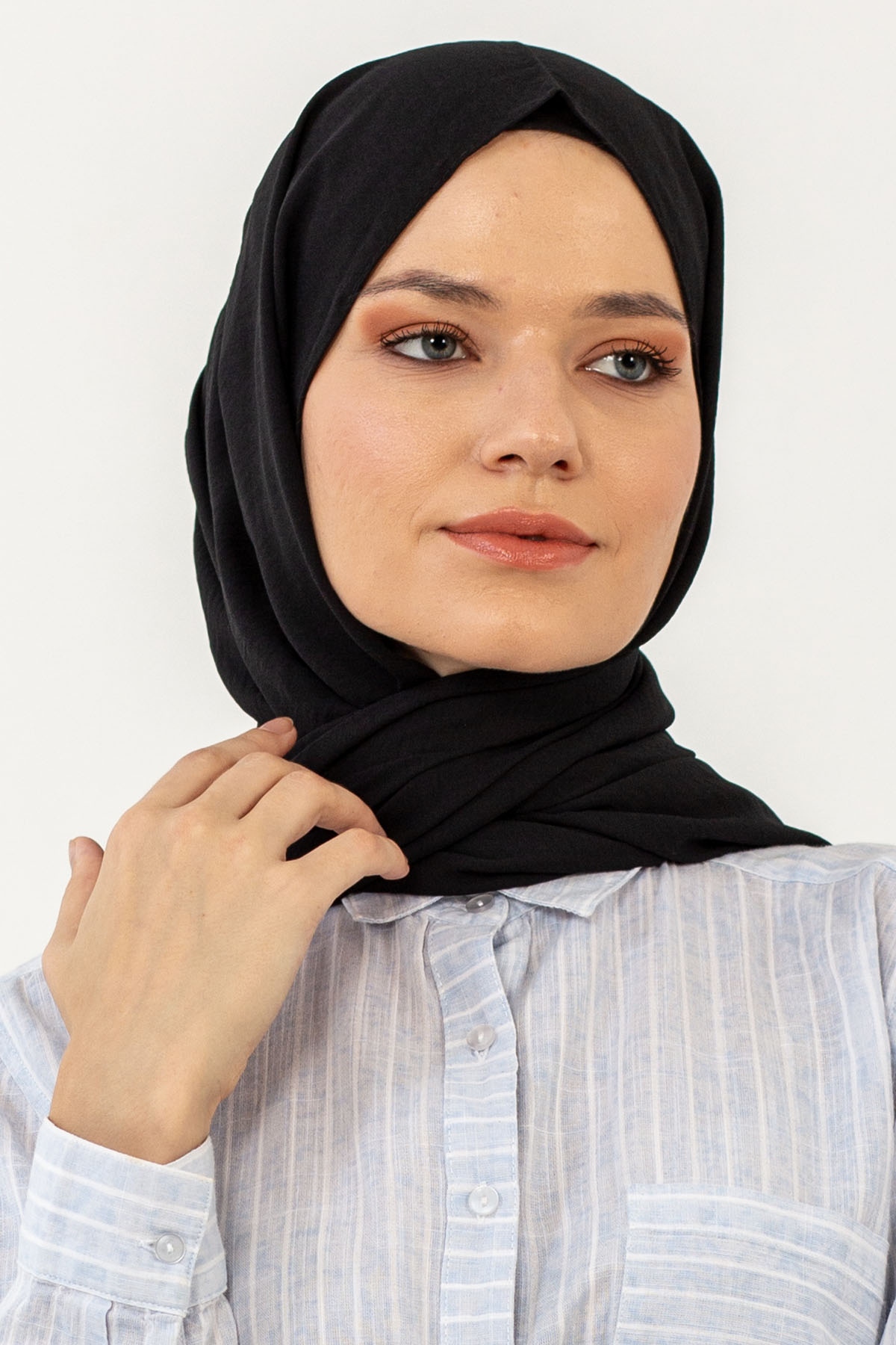 Cazz şal Bulut - Siyah - 2