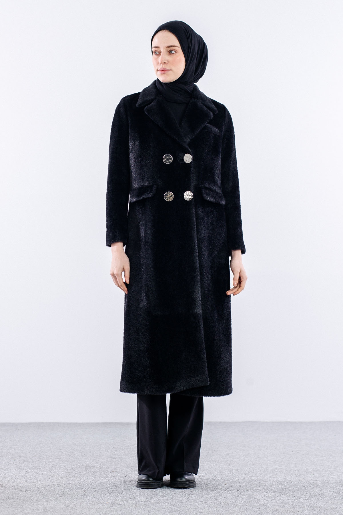 D1436 Prenses Kap 38-44 - Siyah - 1