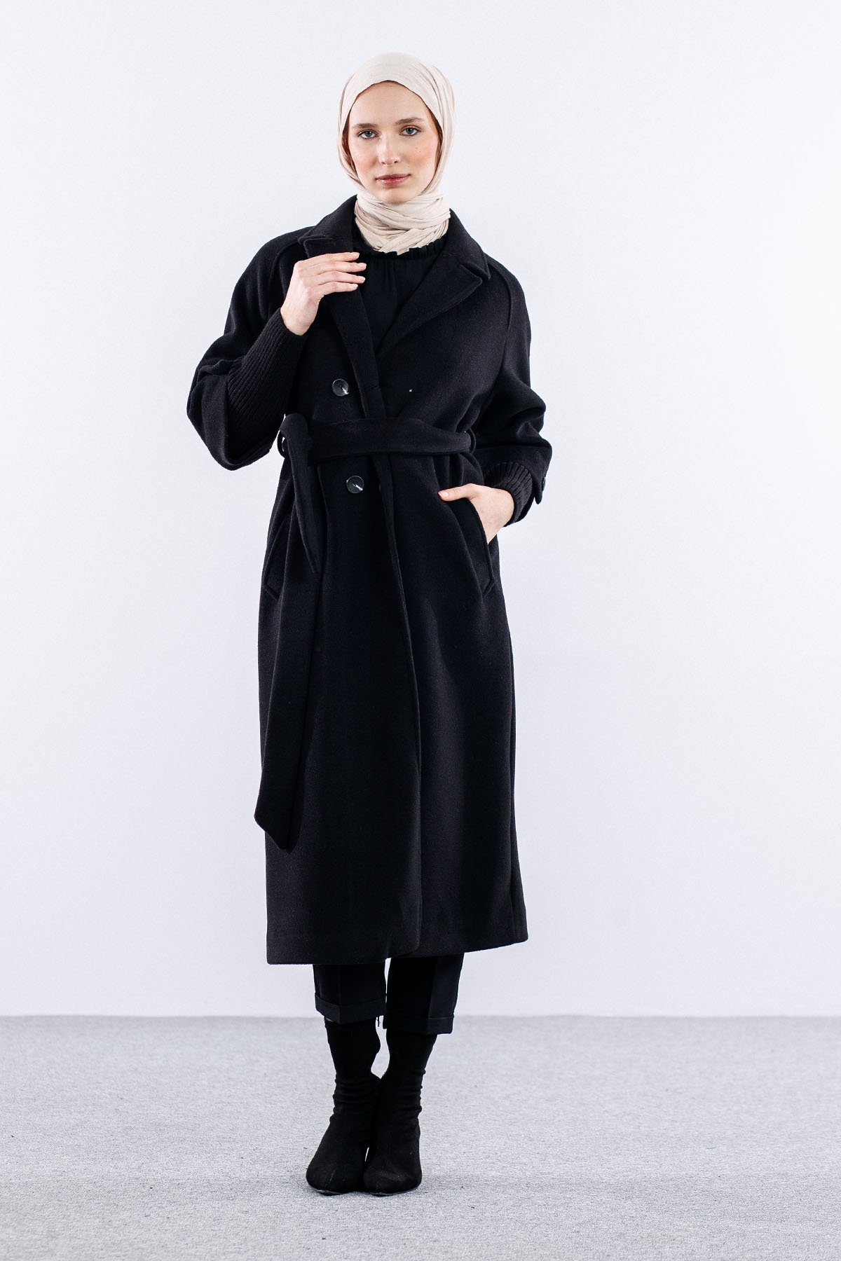 D1451 Kaşe Kap 38-44 - Siyah - 2