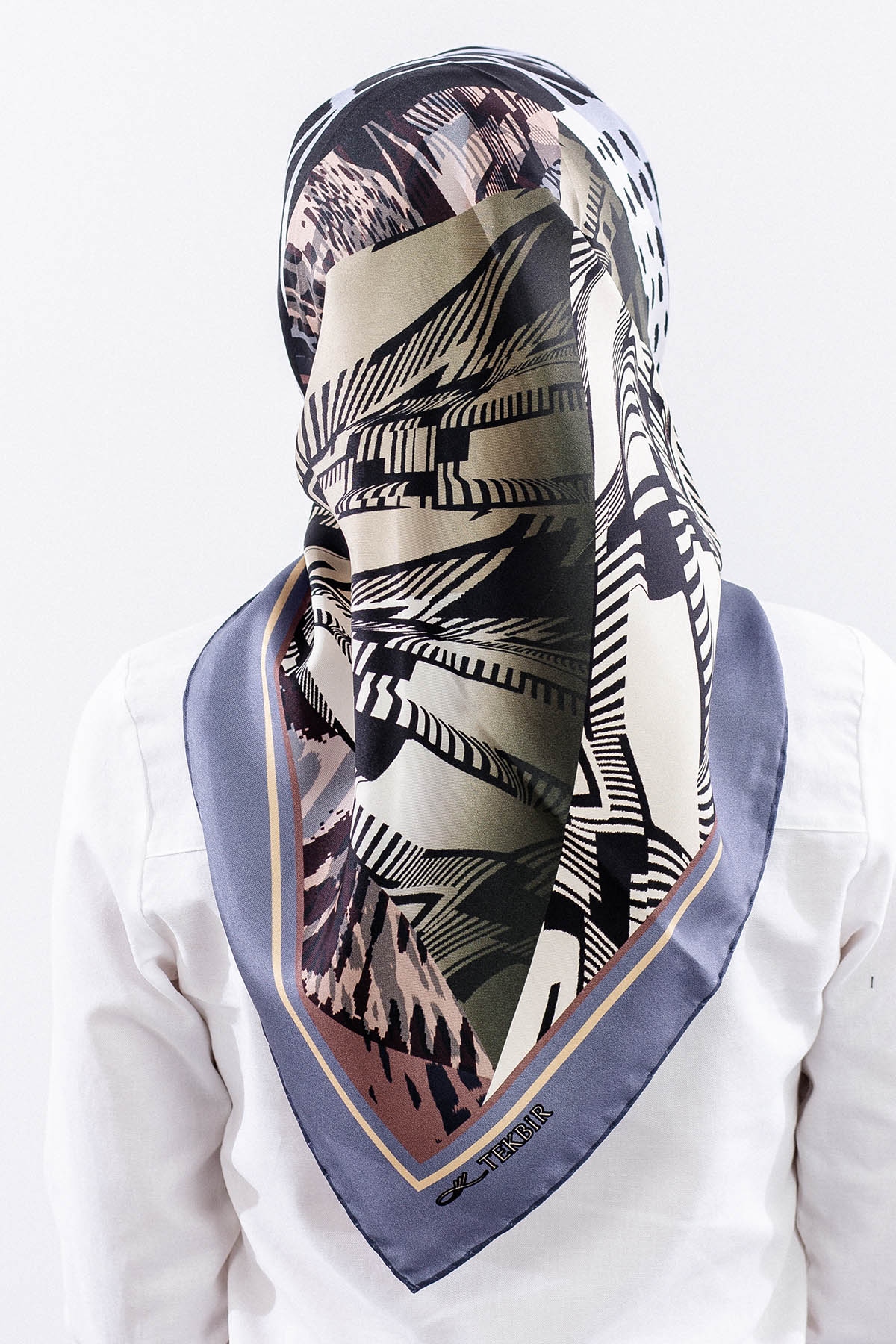 Dg11110 İpek Eşarp 90*90 Tvil - Laci_pembe - - 4