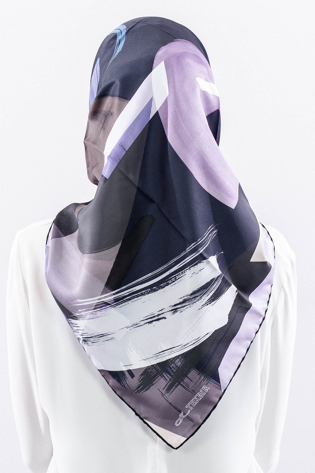 Dg14819 Polyester Eşarp Cizgi - Haki - 4