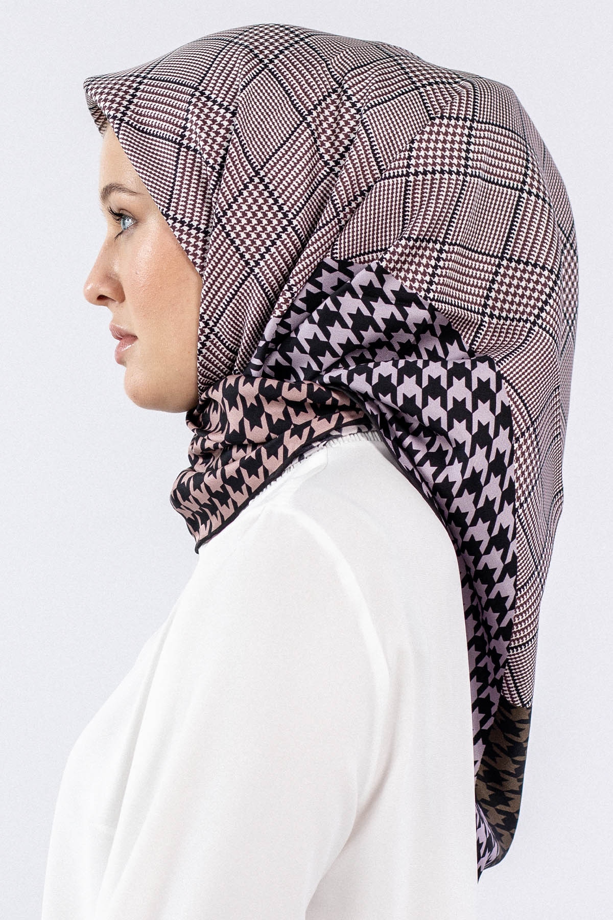 Dg7614 İpek Eşarp - Haki - 2