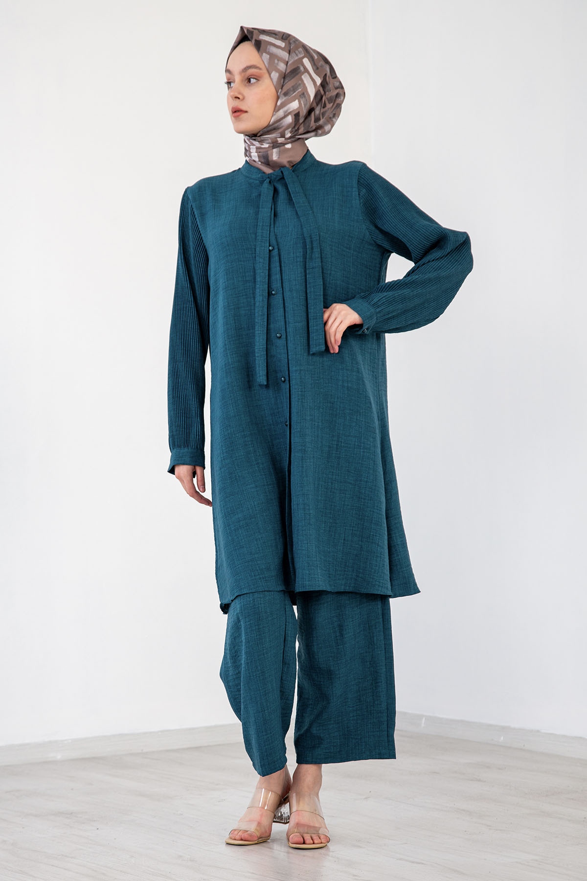 Dilan Takim 46-56 Flar - Petrol - 1