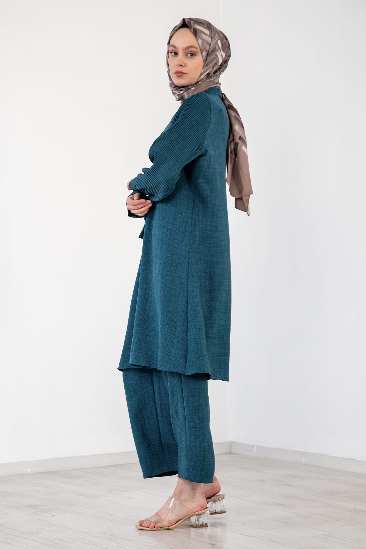 Dilan Takim 46-56 Flar - Petrol - 3