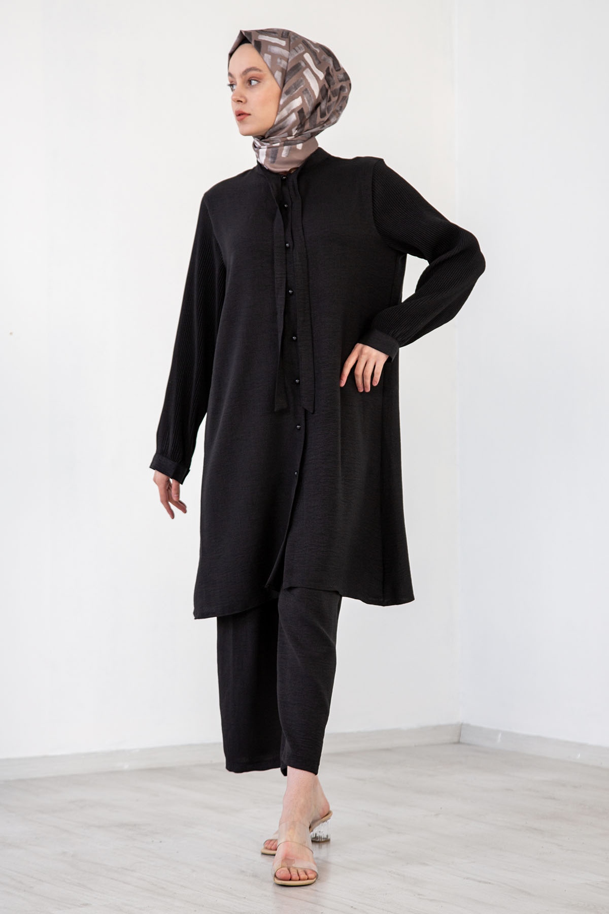 Dilan Takim 46-56 Flar - Siyah - 2