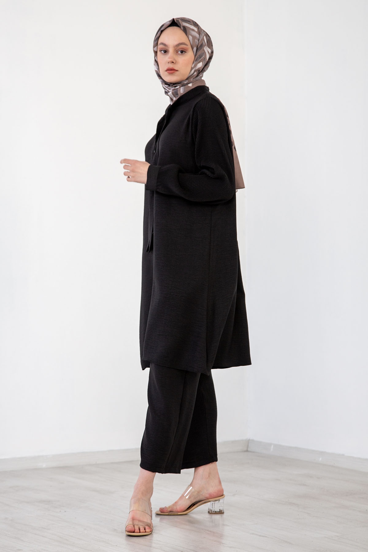 Dilan Takim 46-56 Flar - Siyah - 3