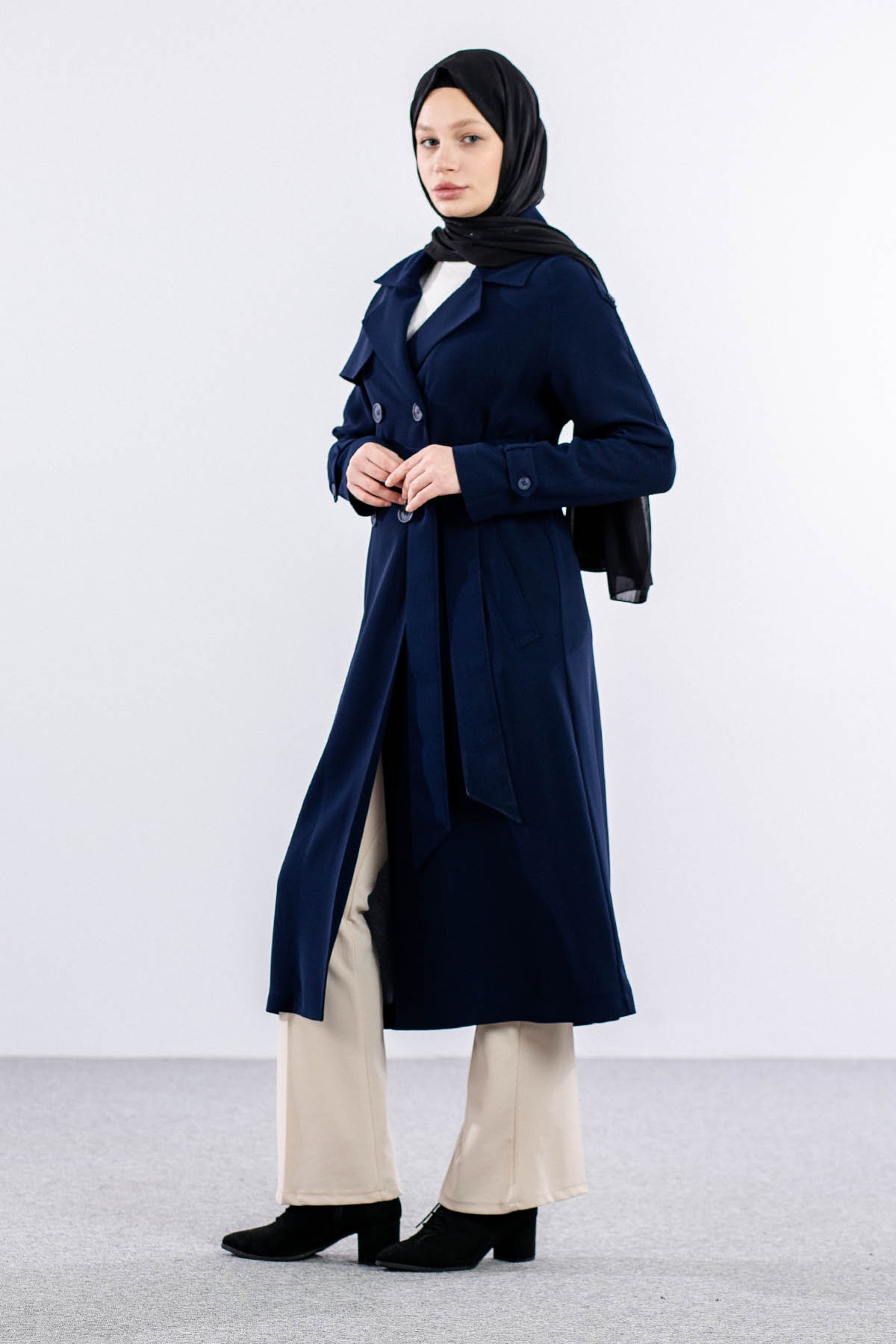 E-1447 Kap 38-44 Krep - Lacivert - 4