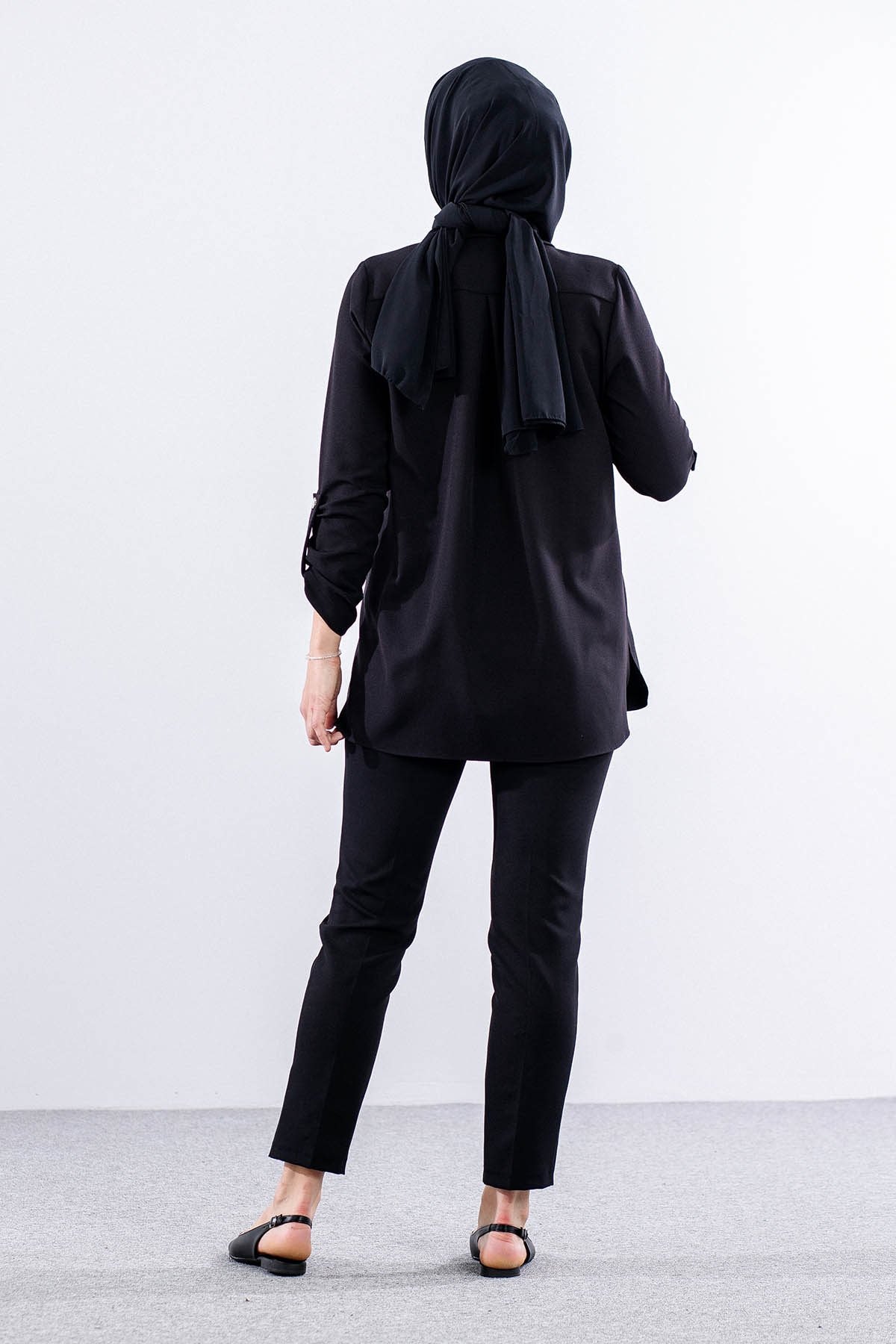 E-1465 Ceket 38-46 - Siyah - 6