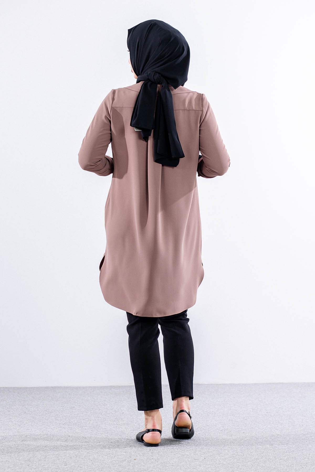 E-1507 Ceket 38-48 - Kahve - 5