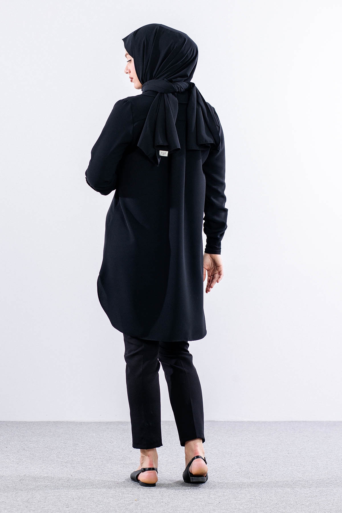 E-1507 Ceket 38-48 - Siyah - 5