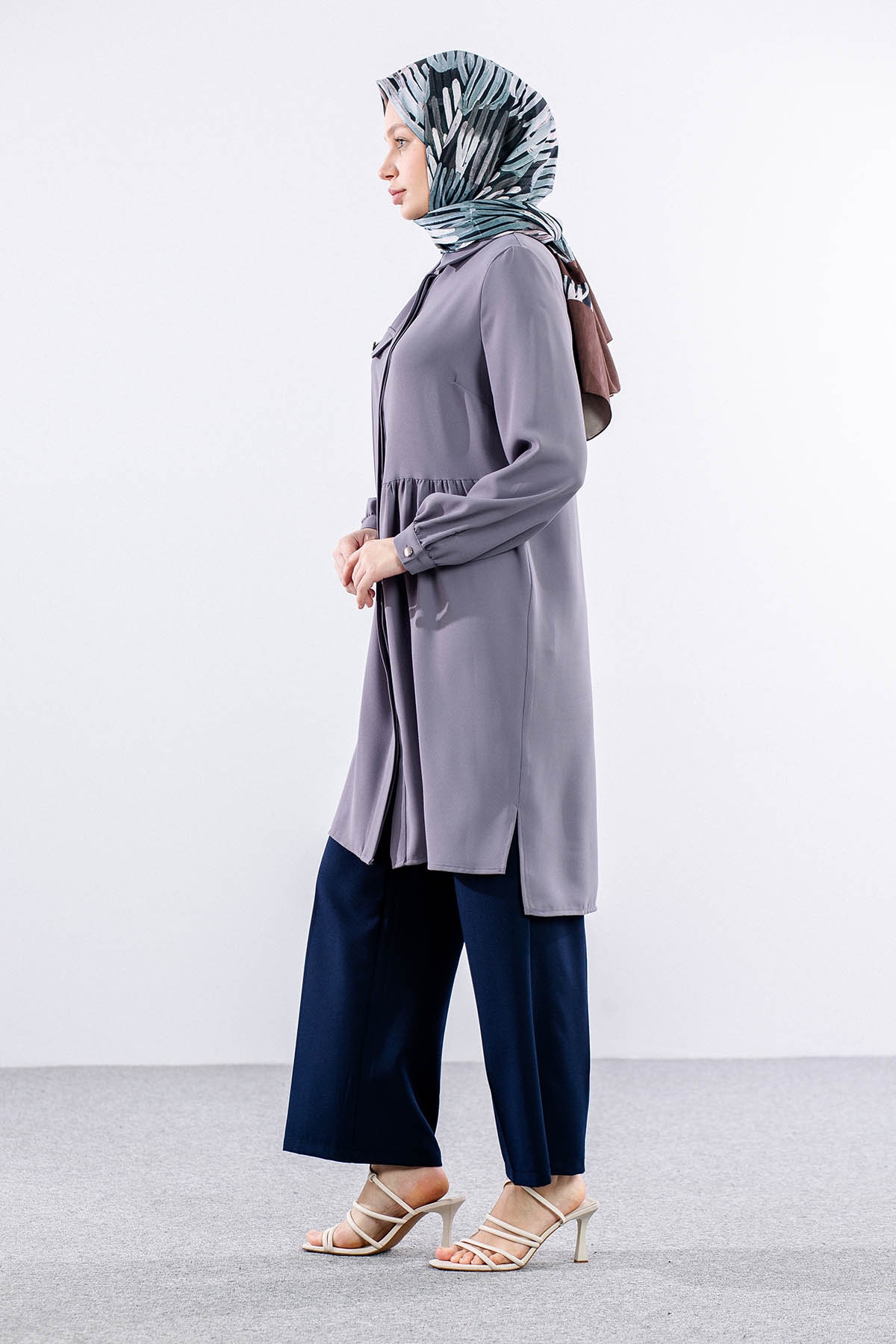 E-1521 Tunik 40-50 - Gri - 2