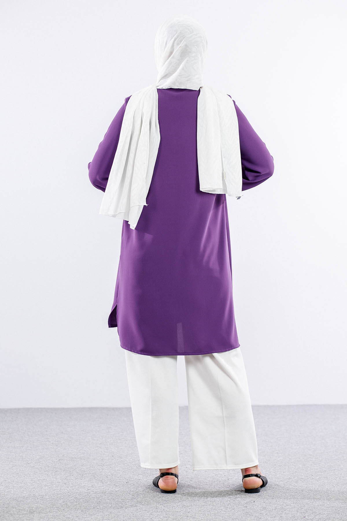 E-1521 Tunik 40-50 - Mor - 4