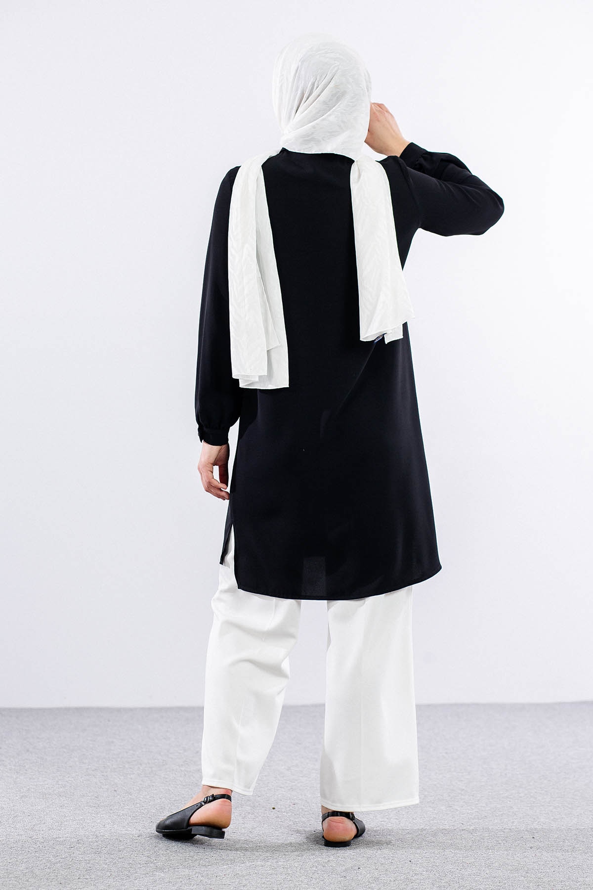 E-1521 Tunik 40-50 - Siyah - 4