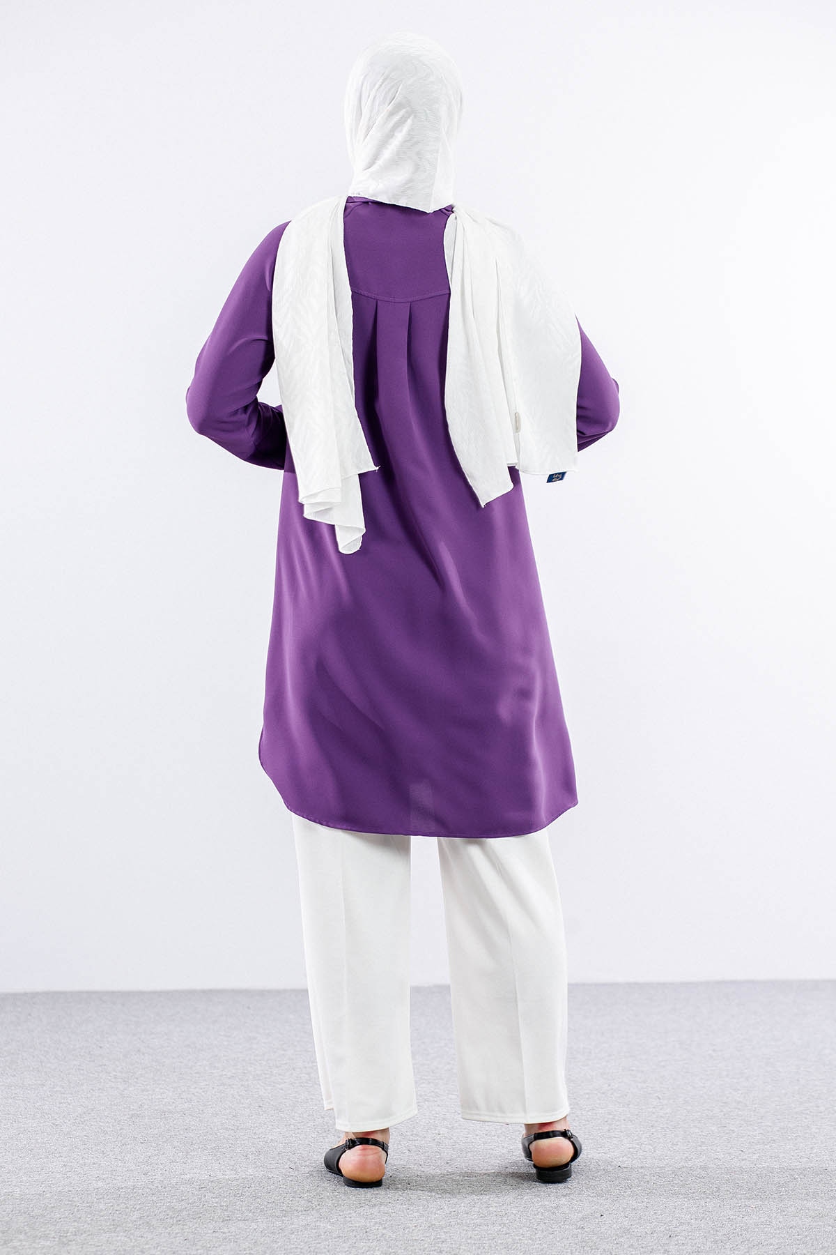 E-1522 Tunik 38-48 - Mor - 4