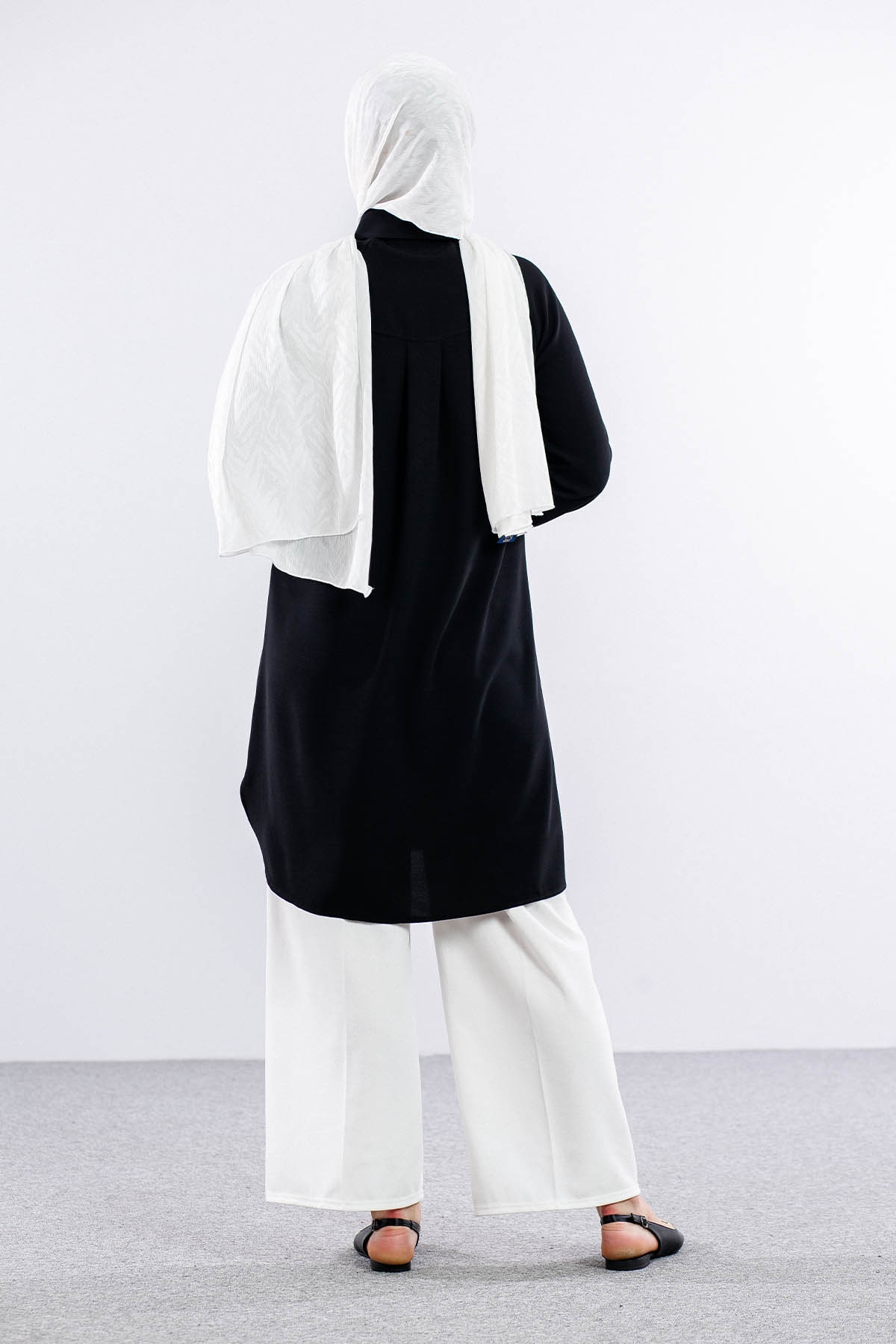 E-1522 Tunik 38-48 - Siyah - 4