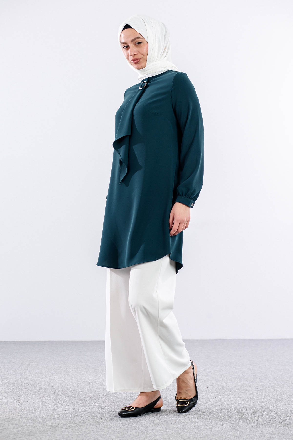 E-1533 Tunik 40-50 - K_yesil - 2