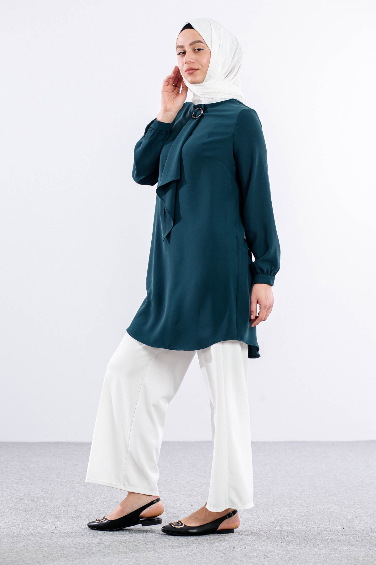 E-1533 Tunik 40-50 - K_yesil - 3